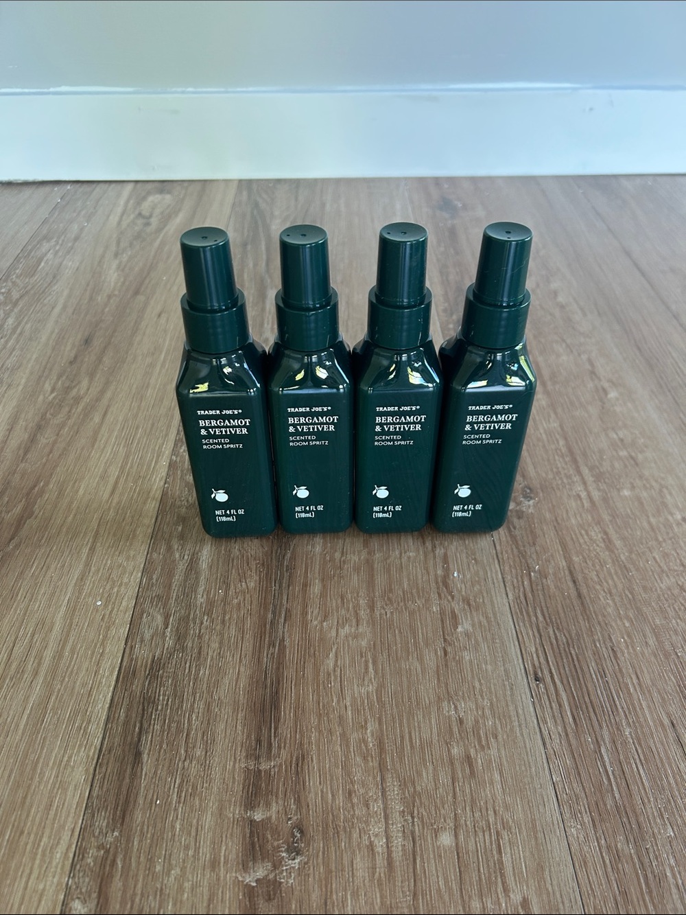 Trader Joe's Bergamot & Vetiver Room Spray - Dark Green